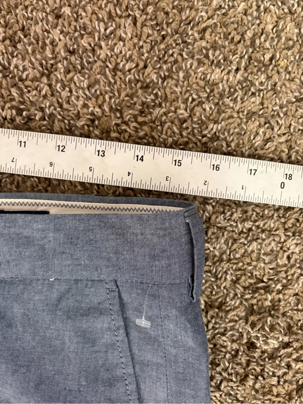 J.Crew Bedford Dress Pants Men's 31X32 Blue Tailored Cotton